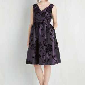 Posh at the Party Dress in Plum in 1X  Posh at t